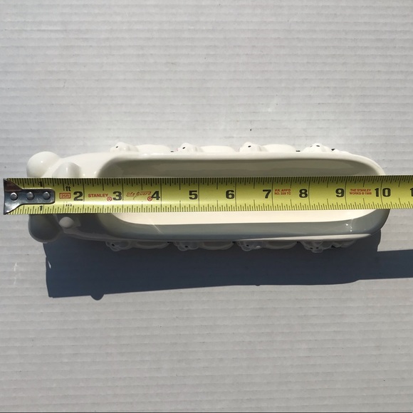 Ron Gordon Designs Ceramic Pig With Litter Cracker/Cookie Dish 10.5” - Picture 9 of 9